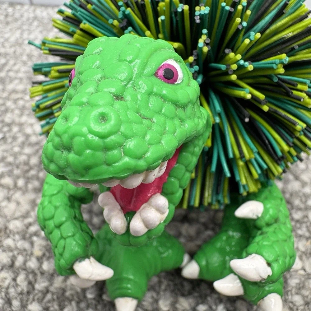 Koosh Ball Set‎ Dinosaurs Tax Plain And Sling Shot Fidget Fun VTG Toys